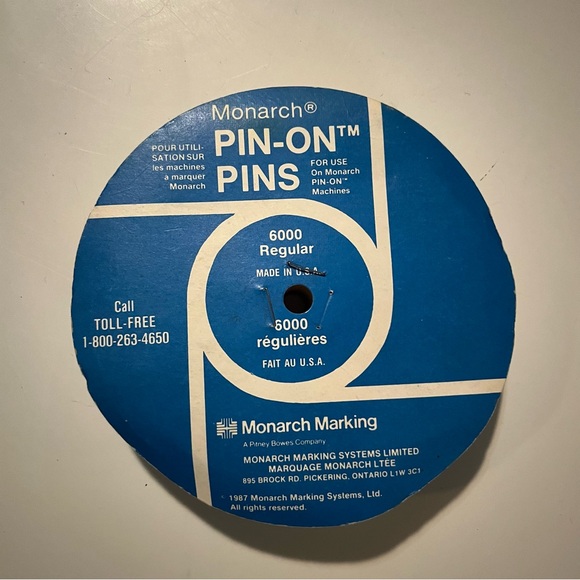 Vintage Sewing and Crafting Supplies - Vintage Lightning Zipper - Monarch Pins - Picture 2 of 12